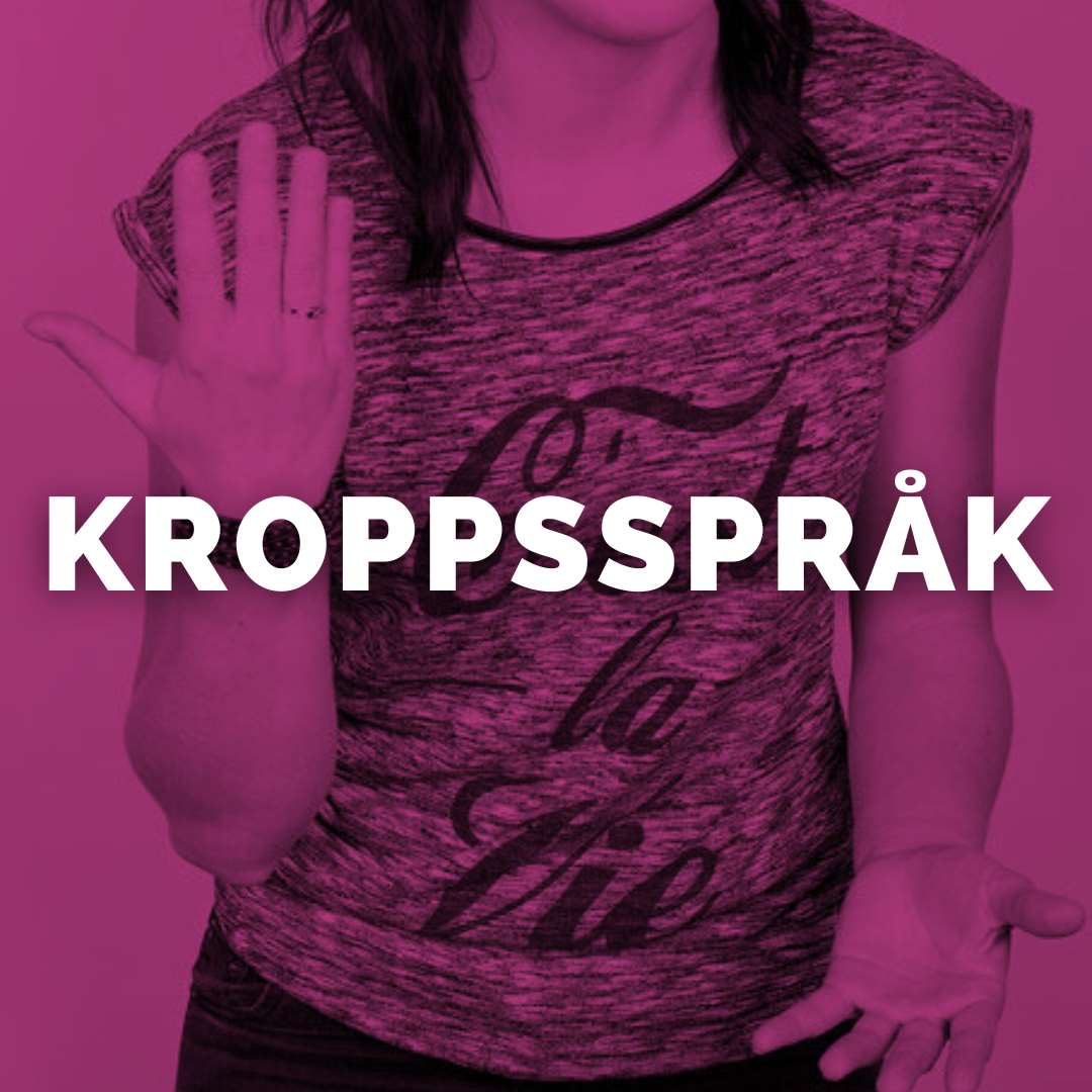 Kroppsspråk - onsdagar 3, 10 & 17 december