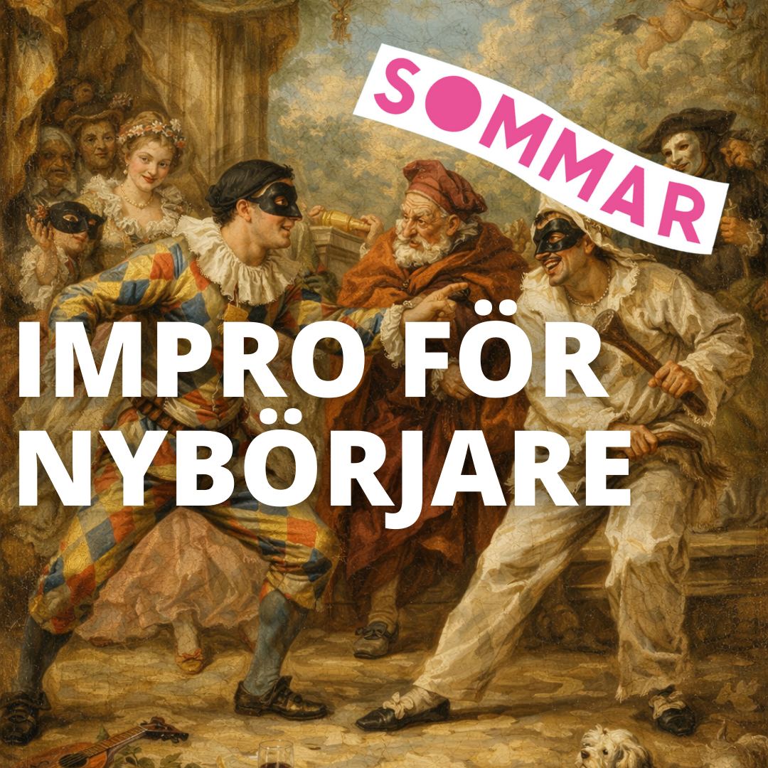 Sommarkurs Improvisationsteater nybörjare 3-7 augusti