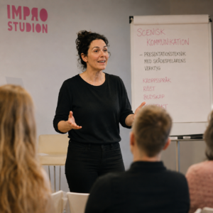 Scenisk kommunikation – presentationsteknik med skådespelarens verktyg